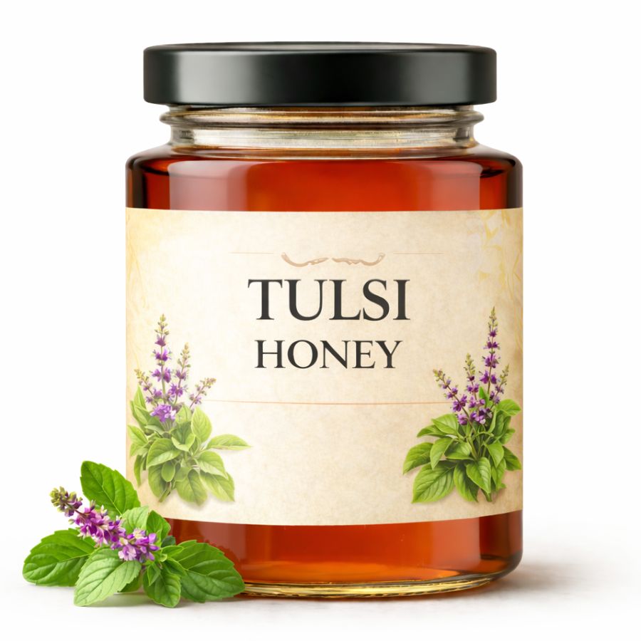 Tulsi Honey jar &mdash; We Globbal export